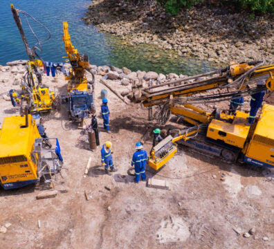 First Piling - Earth Retention